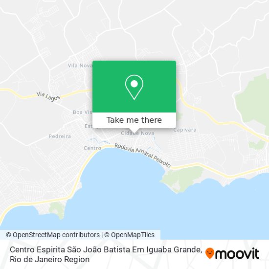 Centro Espirita São João Batista Em Iguaba Grande map