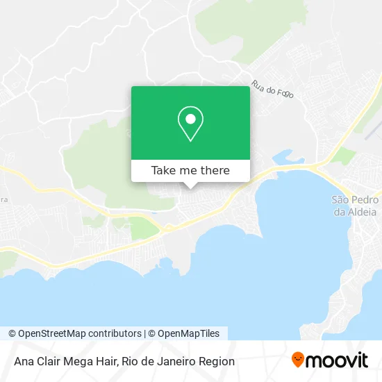 Ana Clair Mega Hair map