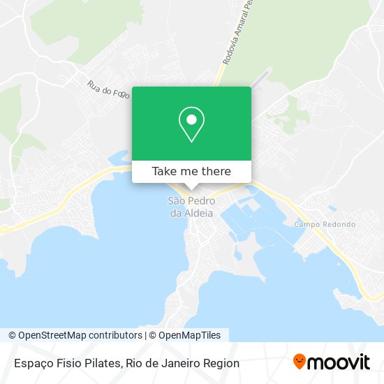 Espaço Fisio Pilates map