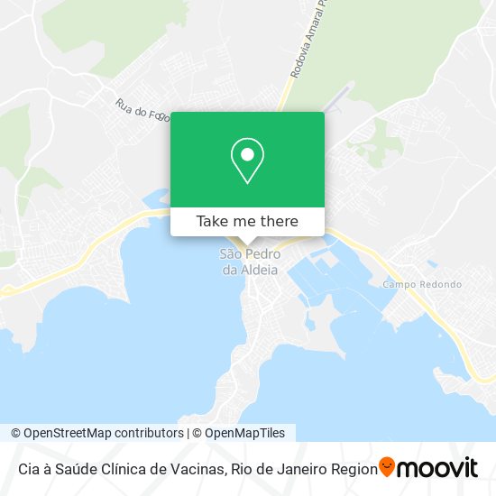 Mapa Cia à Saúde Clínica de Vacinas