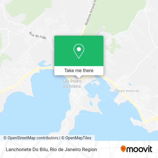 Lanchonete Do Bilu map