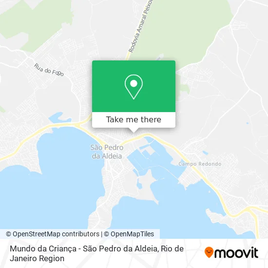 Mundo da Criança - São Pedro da Aldeia map