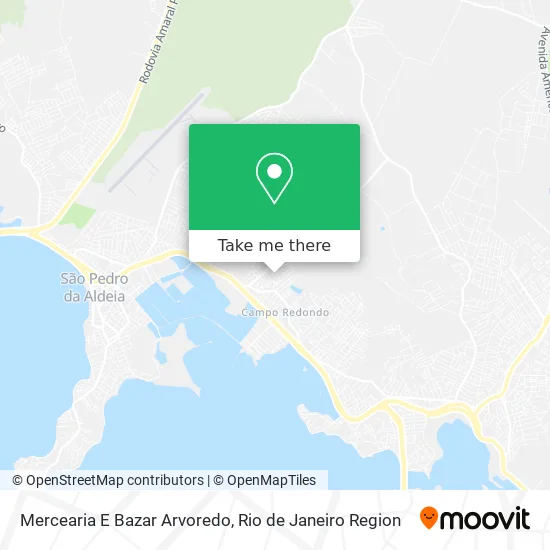 Mercearia E Bazar Arvoredo map