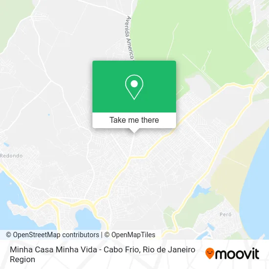 Minha Casa Minha Vida - Cabo Frio map