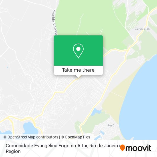 Comunidade Evangélica Fogo no Altar map
