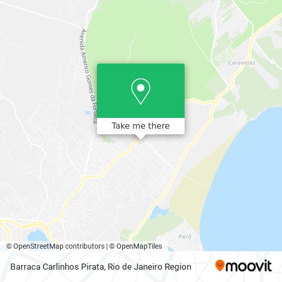 Barraca Carlinhos Pirata map