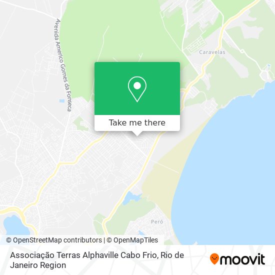 Associação Terras Alphaville Cabo Frio map