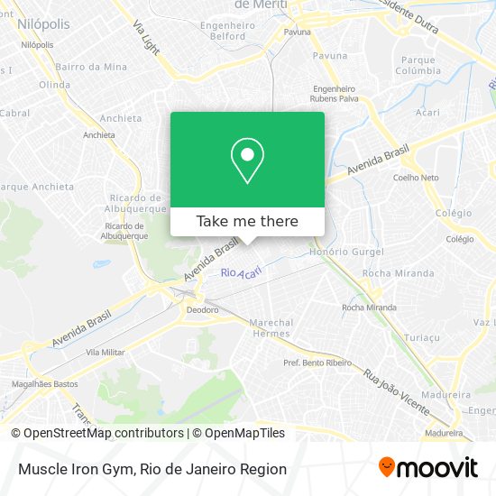 Mapa Muscle Iron Gym