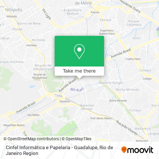 Cinfel Informática e Papelaria - Guadalupe map