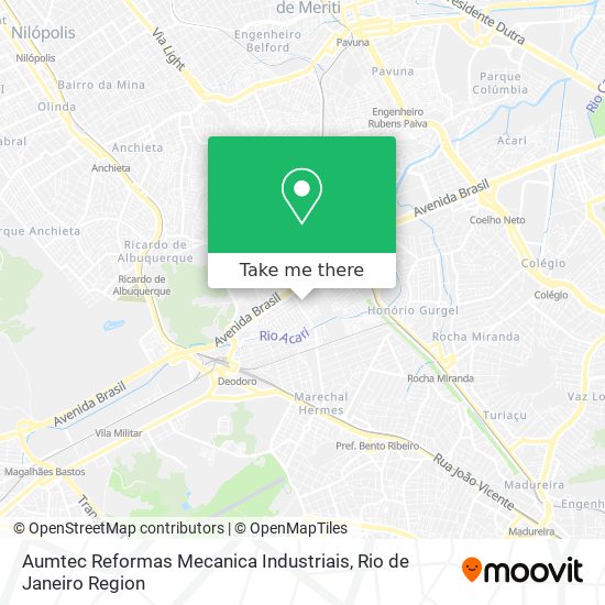 Mapa Aumtec Reformas Mecanica Industriais