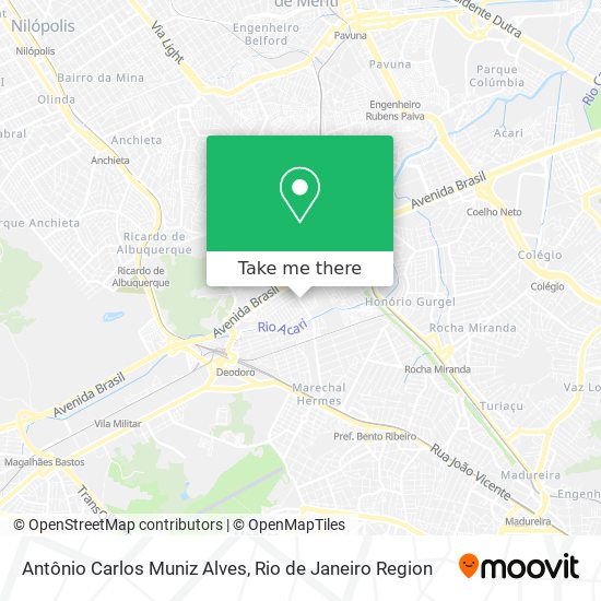 Mapa Antônio Carlos Muniz Alves