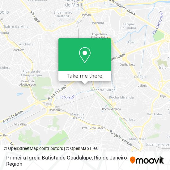 Primeira Igreja Batista de Guadalupe map