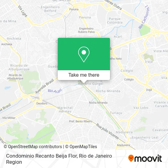 Condominio Recanto Beija Flor map