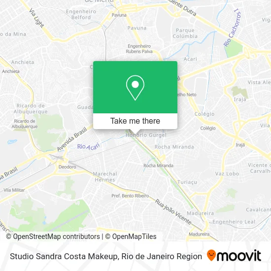 Studio Sandra Costa Makeup map