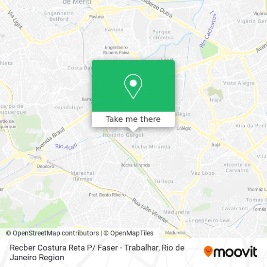 Recber Costura Reta P/ Faser - Trabalhar map