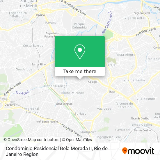 Condominio Residencial Bela Morada II map