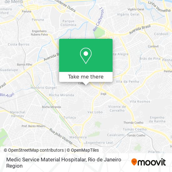 Medic Service Material Hospitalar map