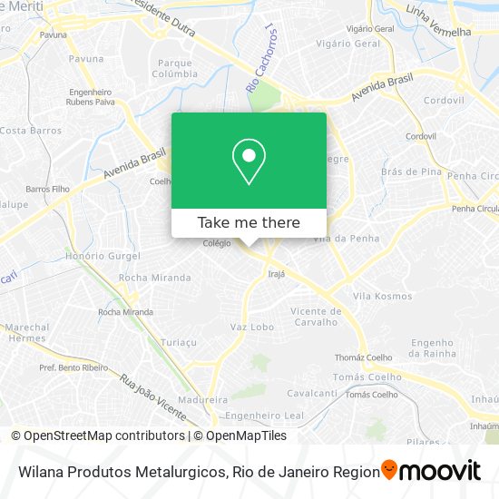 Wilana Produtos Metalurgicos map