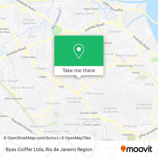 Byas Coiffer Ltda map