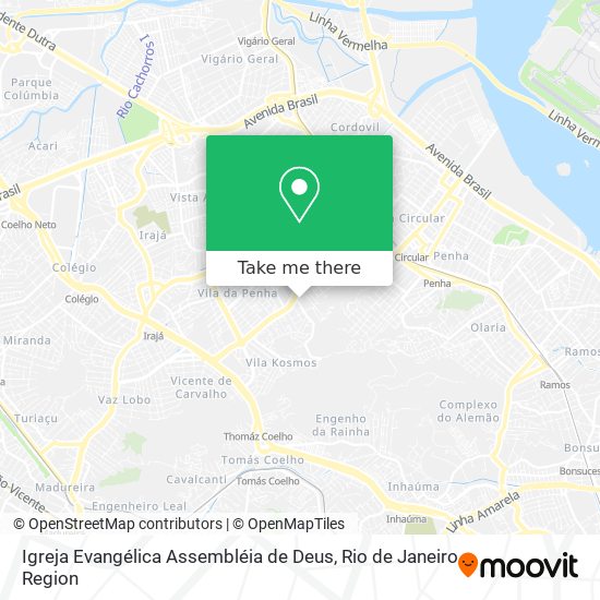 Igreja Evangélica Assembléia de Deus map