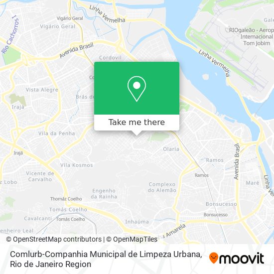 Comlurb-Companhia Municipal de Limpeza Urbana map