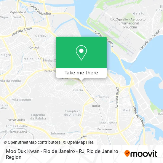Moo Duk Kwan - Rio de Janeiro - RJ map
