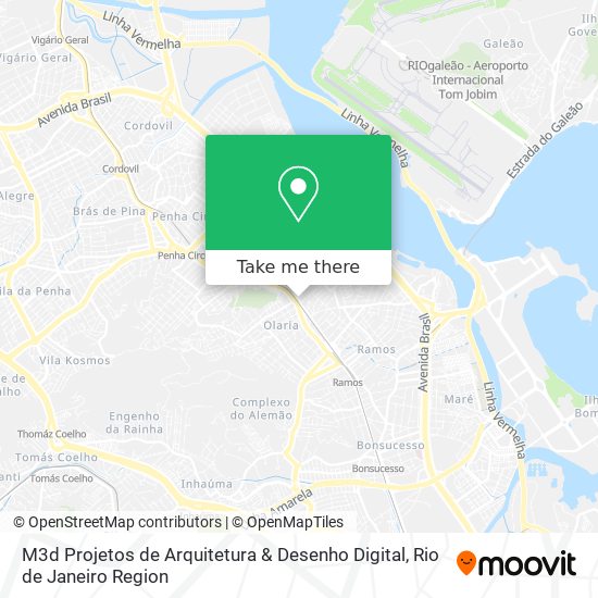 M3d Projetos de Arquitetura & Desenho Digital map