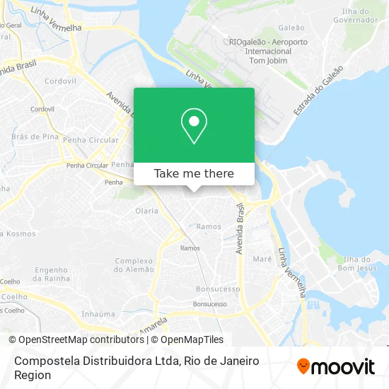 Compostela Distribuidora Ltda map