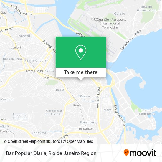 Bar Popular Olaria map