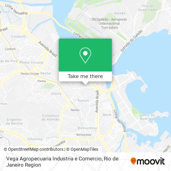 Vega Agropecuaria Industria e Comercio map