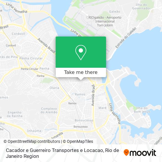 Cacador e Guerreiro Transportes e Locacao map