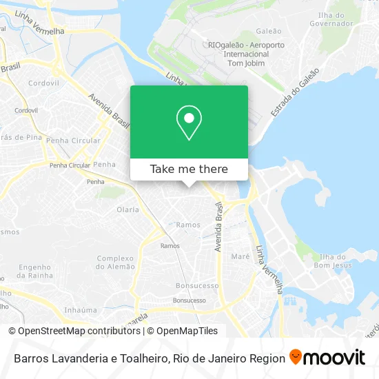 Barros Lavanderia e Toalheiro map