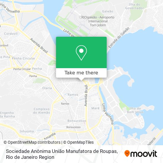 Sociedade Anônima União Manufatora de Roupas map