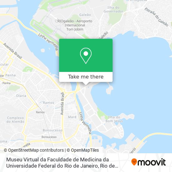 Museu Virtual da Faculdade de Medicina da Universidade Federal do Rio de Janeiro map