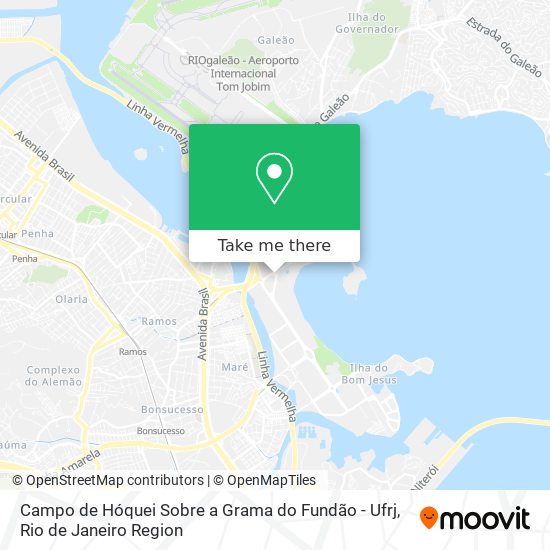 Campo de Hóquei Sobre a Grama do Fundão - Ufrj map