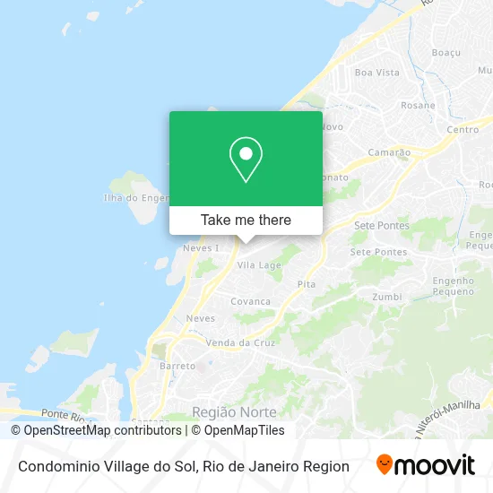 Condominio Village do Sol map