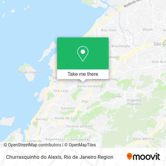 Churrasquinho do Alexis map