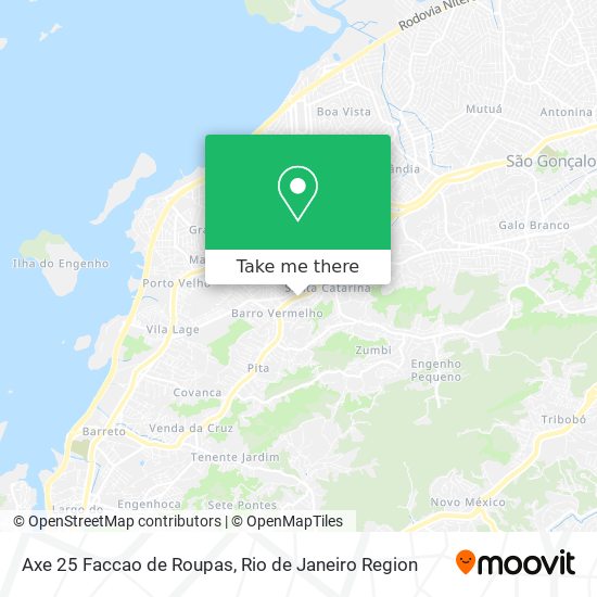 Axe 25 Faccao de Roupas map
