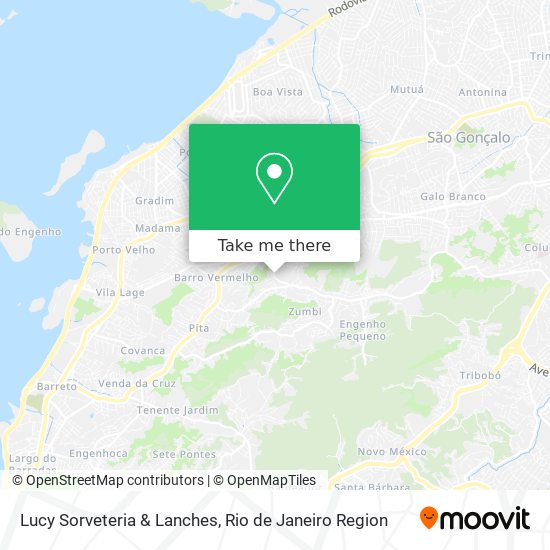 Lucy Sorveteria & Lanches map