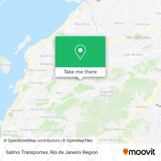 Salmo Transportes map