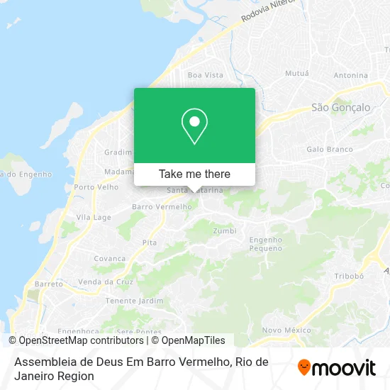Assembleia de Deus Em Barro Vermelho map
