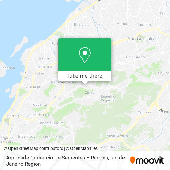 Agrocade Comercio De Sementes E Racoes map
