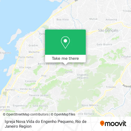 Igreja Nova Vida do Engenho Pequeno map