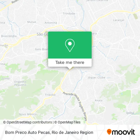 Bom Preco Auto Pecas map