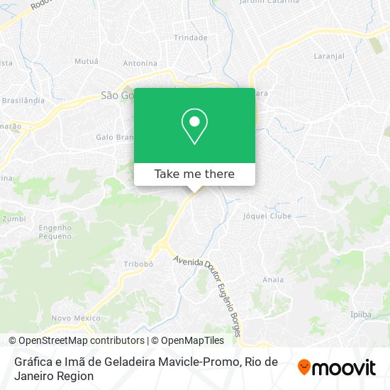 Gráfica e Imã de Geladeira Mavicle-Promo map