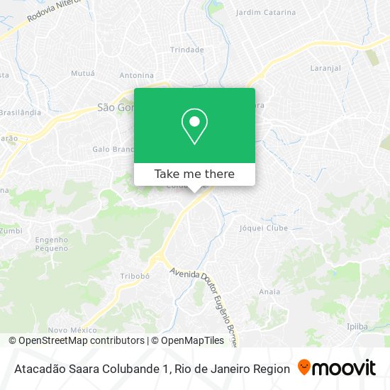 Atacadão Saara Colubande 1 map