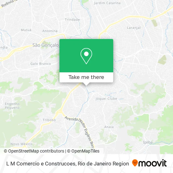 L M Comercio e Construcoes map