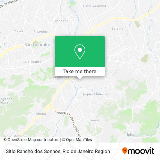 Sítio Rancho dos Sonhos map