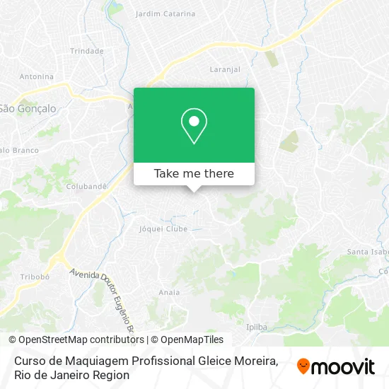 Curso de Maquiagem Profissional Gleice Moreira map