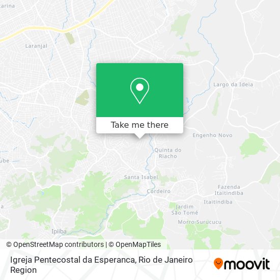 Mapa Igreja Pentecostal da Esperanca